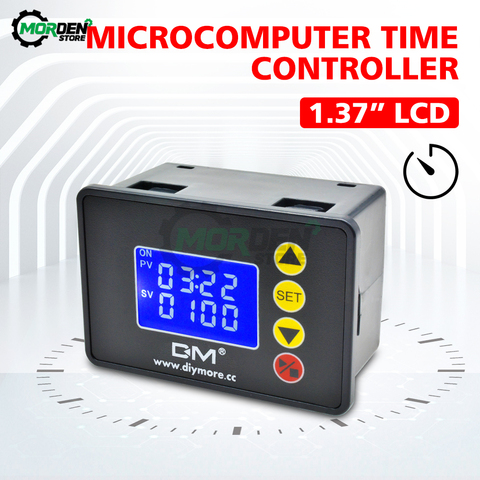 Timer Relay DC 12V 24V 20A Programmable Time Cycle Delay Relay Switch Module AC 110V 220V 10A ON-OFF Time Control 0-9999 Seconds ► Photo 1/6