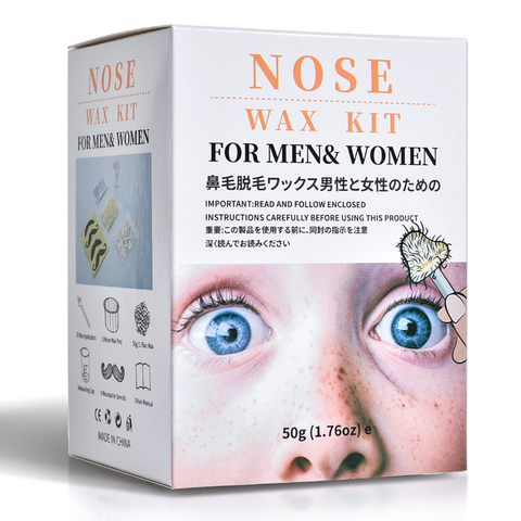 Nose Wax Kit  Painless Portable for Men and Women Nail Waxing Hair Removal Wax Kit Nail Wax Cleaning Wax Kit Nose Clipper Beauty ► Photo 1/6