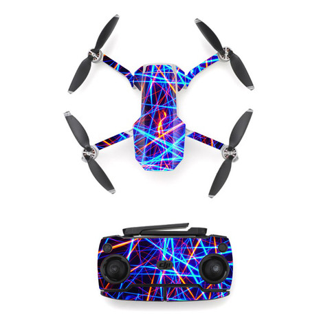 Colorful Line Style Skin Sticker for DJI Mavic Mini Drone And Remote Controller Decal Vinyl Skins Cover ► Photo 1/6