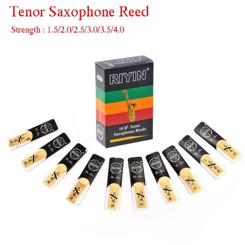 10pcs Tenor Saxophone Reeds Bb Tone Strength 1.5 2.0 2.5 3.0 3.5 4.0 Sax Instrument Reed ► Photo 1/6