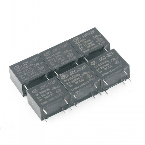 5PCS/lot Power Relays JZC-32F-005-HS3 JZC-32F-009-HS3 JZC-32F-012-HS3 JZC-32F-024-HS3 Relay HF32F 5A 250VAC 4PIN ► Photo 1/6