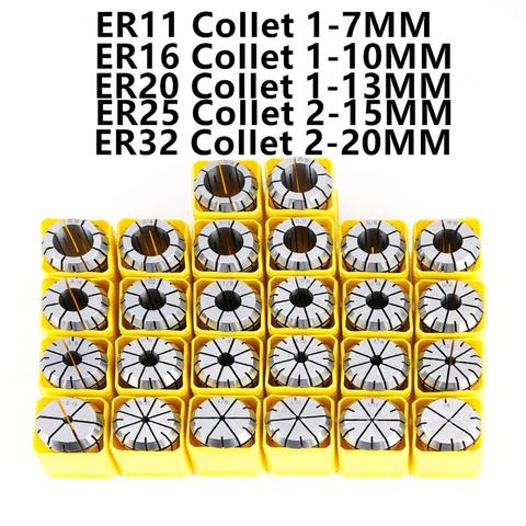 ER8 ER11 ER16 ER20 ER32 ER40 chuck collet set  Spring Collet 0.008 accuracy For CNC Lathe tools Engraving Machine Lathe Tool ► Photo 1/6