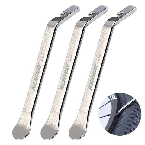 3 PCS Bicycle Tire Lever Tyre Spoon Iron Changing Tool Bike Tire Levers Premium Stainless Steel Levers to Repair Bike Tube ► Photo 1/6