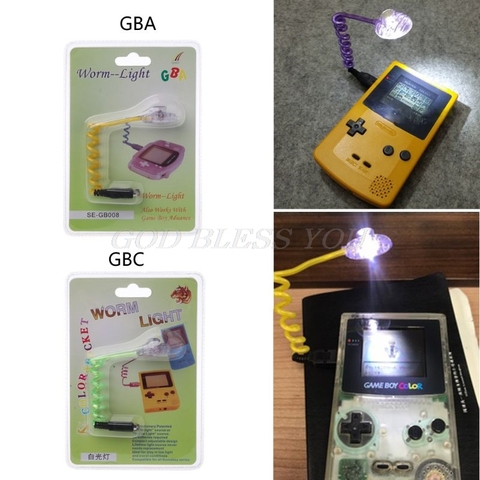 High Quality New Flexible Worm Light Illumination LED Lamps for Nintendo Gameboy GBA GBC GBP Console Drop Shipping ► Photo 1/5