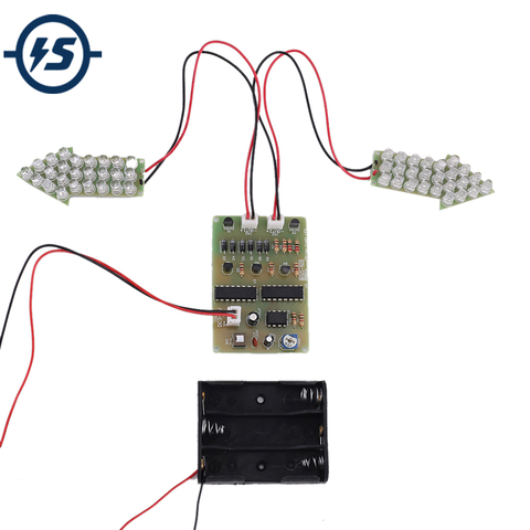 DIY Kit Dual-Color Flashing Light Analog Traffic Signal Indicator Soldering Training Red+Blue Green+Yellow ► Photo 1/6