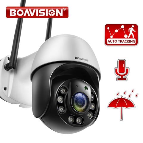 1080P Security Camera Outdoor, AI Auto Tracking,2.4g WiFi Home Surveillance Camera,2 Way Audio, full color 150ft IR Night Vision ► Photo 1/6