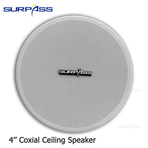 PA System Dustproof Speaker In Ceiling 4'' Coxial 40W Peak Power Two Way Background Music Speakers for Home Theater Loudspeakers ► Photo 1/6