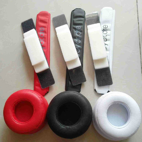 A Set Replacement Headband Pad for Pro DETOX Cover Sponge Earpads Cushion for Beats By Dr. Dre Pro DETOX Ear Pads Repair Parts ► Photo 1/6