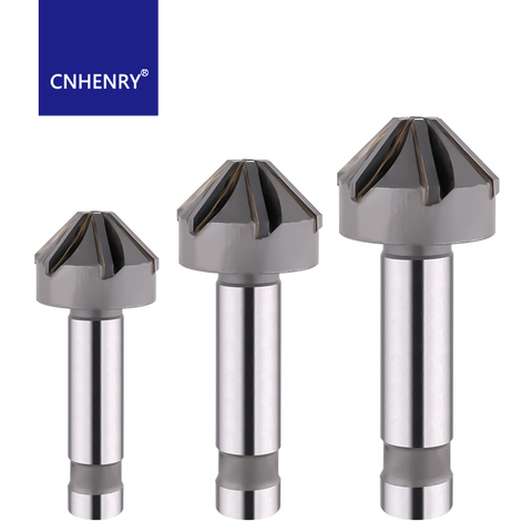 Straight Shank YG8 Alloy Chamfering Cutter 90 Degrees Chamfer End Mill Cutter Chamfering Countersink Drill Bit ► Photo 1/6