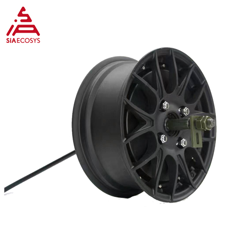 Super Power qs 5000W V4 72V100KPH 12*5.0inch width single shaft in-wheel hub motor Detachable design ► Photo 1/1