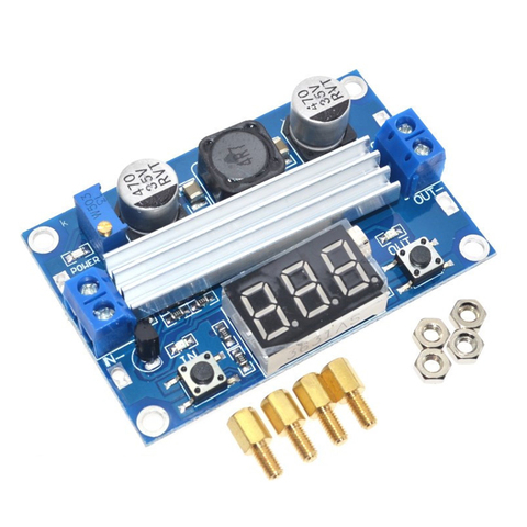 LTC1871 DC DC Step Up Booster Converter 3-35VDC to 3.5-35VDC + LED Voltmeter DC-DC Step Up Module Power Supply Voltage Regulator ► Photo 1/5