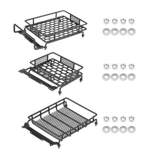 L/M/S Size Steel Luggage Tray Roof Rack Upgrade Accessory Parts for Tamiya CC01/CR01/D90/SCX10 1/8 1/10 RC Crawler Climbing Car ► Photo 1/6
