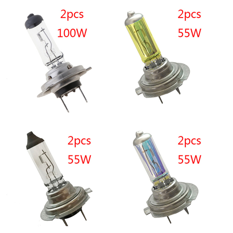 2Pcs H7 55W/100W 12V 3500-4500k Xenon Gas Halogen Headlight White/Yellow/Colorful Light Lamp Bulbs Car Auto Exterior Light C45 ► Photo 1/6