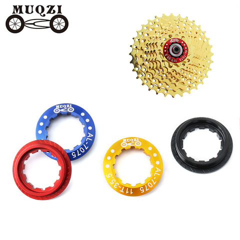 MUQZI Bicycle Ultra Light Flywheel Lock Cover Locks Ring  Aluminum Alloy Fixing Bolt Screw Mountain Road Bike ► Photo 1/6