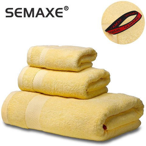 Thickened Bath Towel Set, Unisex, Highly Absorbent For Home Use