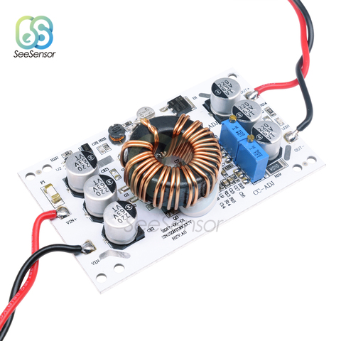 DC 10V-60V 600W DC-DC Non-isolated Boost Converter Adjustable 10A Step Up Constant Current Power Supply Module For Arduino ► Photo 1/6