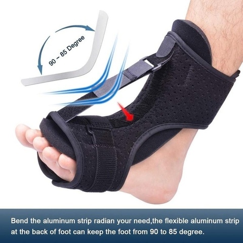 Adjustable Plantar Fasciitis Night Splint Foot Drop Orthosis Stabilizer Brace Support Night Splints Pain Relief Ankle Support ► Photo 1/6