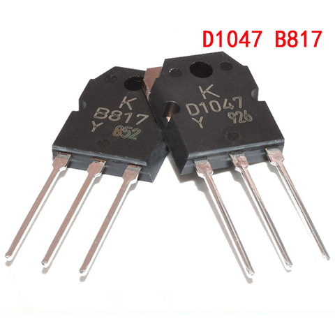 5PCS 2SD1047 TO-247 D1047 TO-3P POWER TRANSISTORS 2SB817 B817 ► Photo 1/2