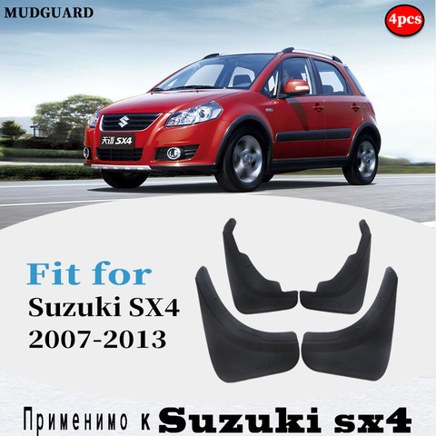 FOR SUZUKI SX4 CROSSOVER Mud Flap Mudguards Fender splash Mudflaps Guard Fenders Mudguard car accessories auto styline 4pcs ► Photo 1/6