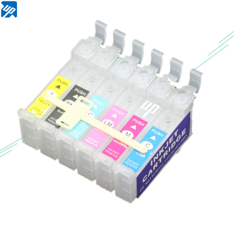 6pcs Empty CISS Cartridges for epson T0791 T0811 t0821 T0781 T0771 T0981 T0801 T0851 T0961 T0870 82N 82 811N 85N ink cartridge ► Photo 1/2