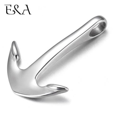 Stainless Steel Curved Anchor Hook Hole 5mm Mirror Polishing for DIY Bracelet Parts Connectors Charms Jewelry Making Accessories ► Photo 1/6