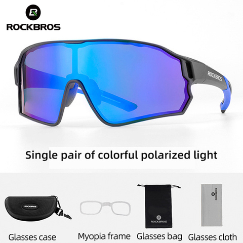 ROCKBROS Cycling Polarized Glasses MTB Road Bike Polarized Sunglasses Bicycle Eyewear  Cycling Glasses Bicycle Goggles Eyewear ► Photo 1/6