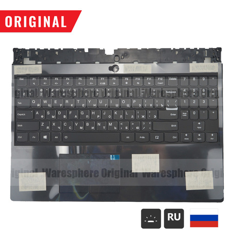 New Original for Lenovo Legion Y530-15ICH Palmrest with Backlit Keyboard Touchpad 5CB0R40181 Black RU ► Photo 1/1