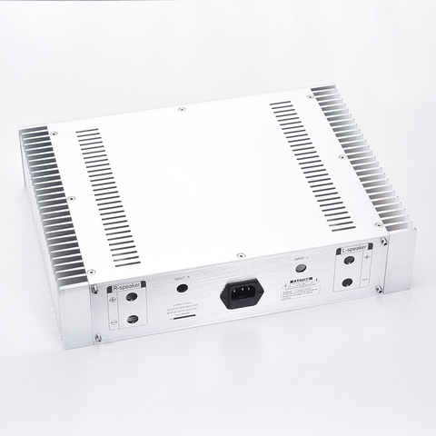 KYYSLB 360*80*268MM Silver Power Amplifier Chassis Shell BZ3608A DIY Box Enclosure All Aluminum Amplifier Case with Heat Sink ► Photo 1/6