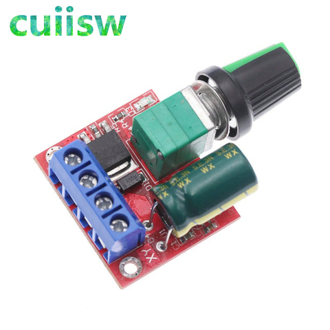 Mini 5A 90W PWM 12V DC Motor Speed Controller Module DC-DC 4.5V-35V Adjustable Speed Regulator Control Governor Switch 24V ► Photo 1/4