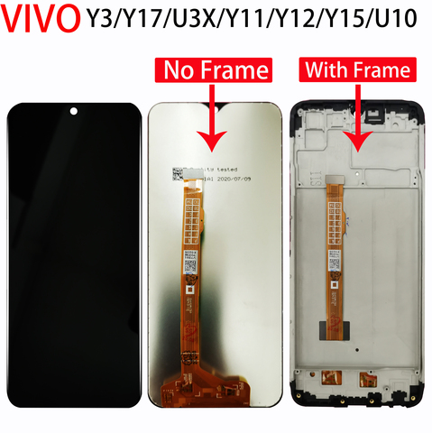 100% Test Lcd Display Screen For Vivo Y11 Y12 Y15 Y17 Y3 LCD Display Touch  Panel Sensor Digitizer Assembly For Vivo U3X U10 - AliExpress