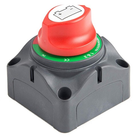 3 Position Disconnect Isolator Master Switch, 12-60V Battery Power Cut Off Kill Switch, Fit for Car/Vehicle/RV/Boat/Marine, 200/ ► Photo 1/6