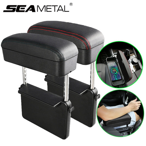 Arm Rest Box Car Armrest Organizer Accessories Cushion For Auto Elbow Support Universal Heat Map ► Photo 1/6