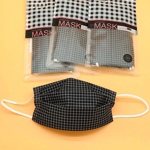 Moledodo 10Pcs/bag Disposable Non Woven Black Face Mask Medical Dental Earloop Anti-Dust Flu Mouth Mask Pm2.5 Disposable mask ► Photo 1/1