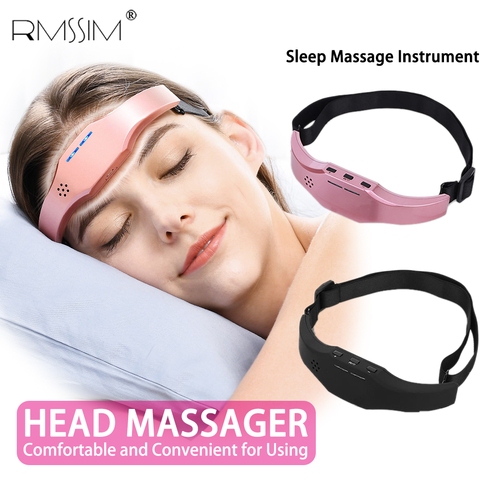 Electric Head Massager Sleep Monitor Migraine Relief Massager Insomnia Therapy Release Stress Sleep Therapy Device Sleeping Di ► Photo 1/6