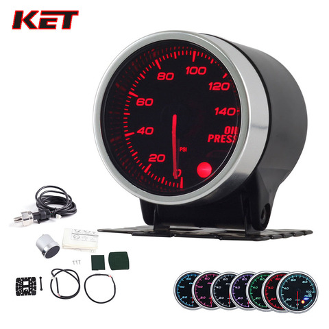 2 Inch 52MM Smoke Lens 0-140PSI Oil Pressure Gauge Oil Press Meter With Stepper Motor ► Photo 1/6