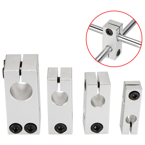 connection Optical axis clamp pillar clamp vertical diameter fixed aluminum alloy optical cross block steel pipe fixing bracket ► Photo 1/1