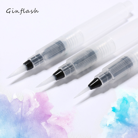 Refillable Paint brush Water Brush Ink Pen  Water Color soft head Calligraphy watercolor paints Painting Illustration Pen ► Photo 1/5