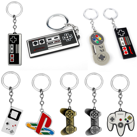 Hot Sale Game Machine Controller Handle Keychain Men Car Keyring Creative Gamepad Key Chains Key Rings Game Lovers Friend Gifts ► Photo 1/6