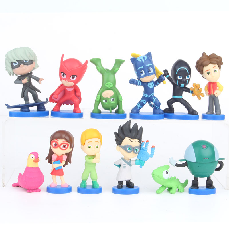 12PCS/SET PJ masks Cartoon Diverse shapes Character Toy Sports pj Catboy  Owlette Gekko Figures Anime Toys Gift For Children 2B47 - Price history &  Review | AliExpress Seller - Toy shopping Store |