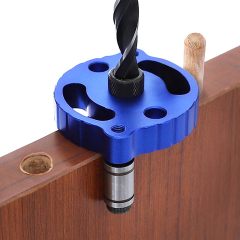 Pocket Hole Jig 6/8/10mm Self-centering Vertical Doweling Jig Woodworking Self-centering Wood Dowel  Rods For Carpentry Wood Jig ► Photo 1/6