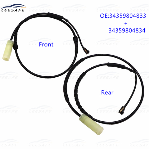 One Set Front + Rear Brake Pad Wear Sensor for MINI R60 R61 OEM NO 34359804833 34359804834 Brake Induction Wire Replacement ► Photo 1/6