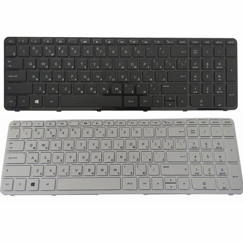 Russian laptop Keyboard for HP 250 G2 G3 255 G2 G3 256 G2 G3 15-E  15-N 15T 15E 15N 15N017AX 15-F 15E029TX E066TX RU NEW ► Photo 1/6