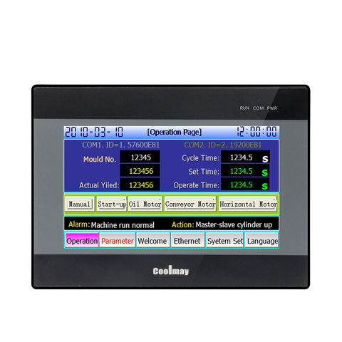 Original manufacturer touch screen hmi plc all in one integrated controllers ► Photo 1/3