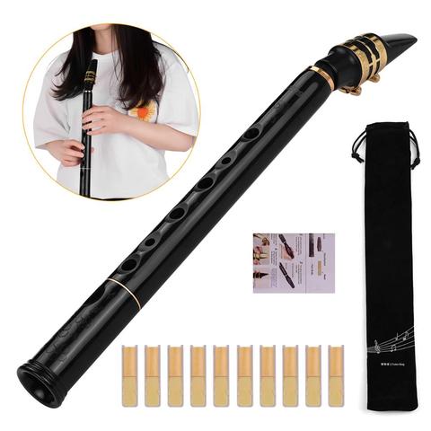 Black Pocket Sax Mini Portable Saxophone Little Saxophone With Carrying Bag Woodwind Instrument Musical Accessories ► Photo 1/6