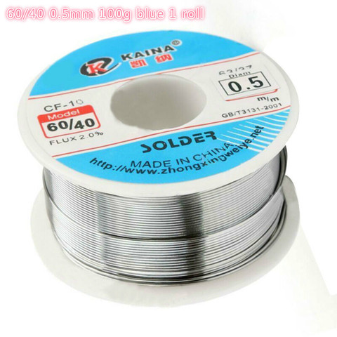 60/40 High Purity Solder Iron Wire Reel No-cleaning Rosin Core Tin Wire for mobile phone electronic components Welding repair. ► Photo 1/6