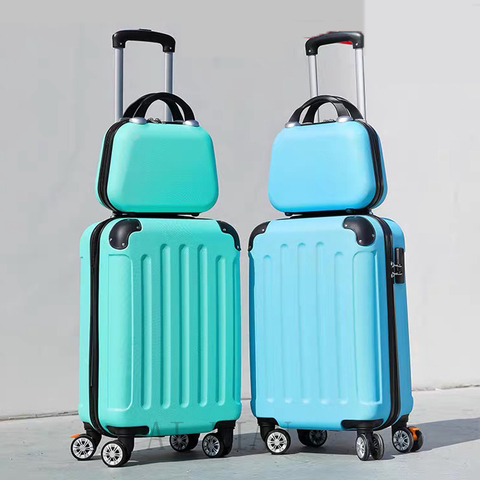 Rolling luggage set suitcases and travel bags with spinner wheels 20'' carry on cabin trolley luggage case big large capacity ► Photo 1/6