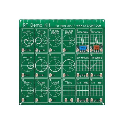 RF Demo Kit NanoVNA RF Tester Board Filter Attenuator PCB RF Tester Board Vector Network Analyzer Learner Tool ► Photo 1/5