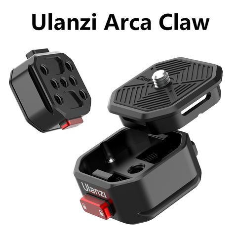 Ulanzi Claw Arca Swiss Quick Releae Plate Mount for DSLR Gimbal Tripod Slider Quick Switch System for Tripod ► Photo 1/6