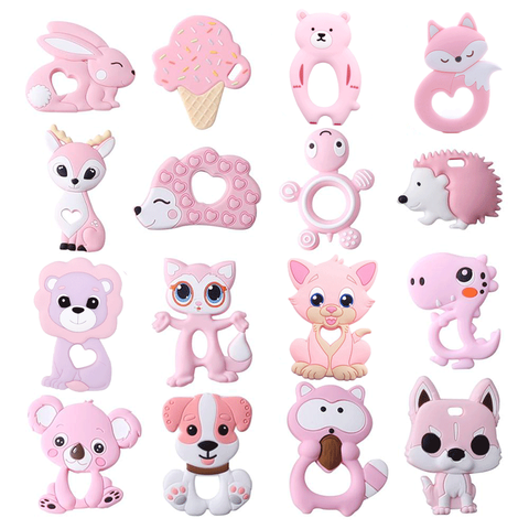 Let's Make Baby Teether 1pc Rodent Cartoon Animal Food Grade Silicone Teether BPA Free Koala Bear Teether For Teeth Tiny Rod ► Photo 1/6