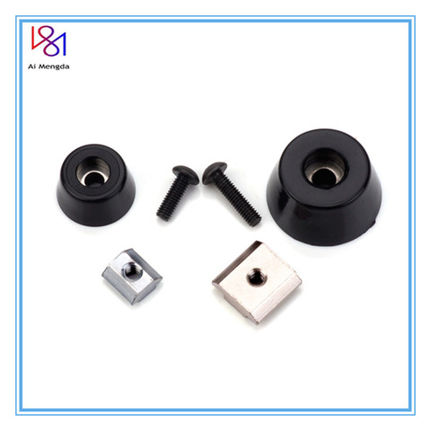 4 Sets 2022/3030 Aluminum Profile Anti-vibration Rubber Landing Mat Feet Antivibration Feet With T Sliding Nut Block Square Nuts ► Photo 1/6